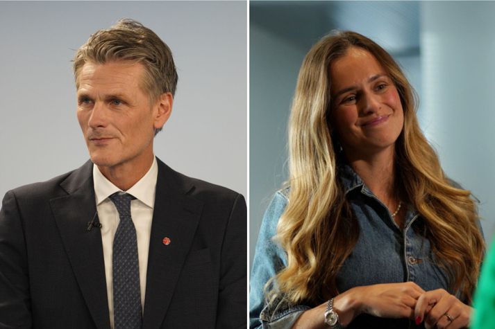 Pétur Marteinsson, oddviti Samfylkingarinnar, og Hildur Björnsdóttir, oddviti Sjálfstæðisflokksins.