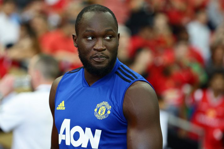 Lukaku er væntanlega á förum frá Manchester United.