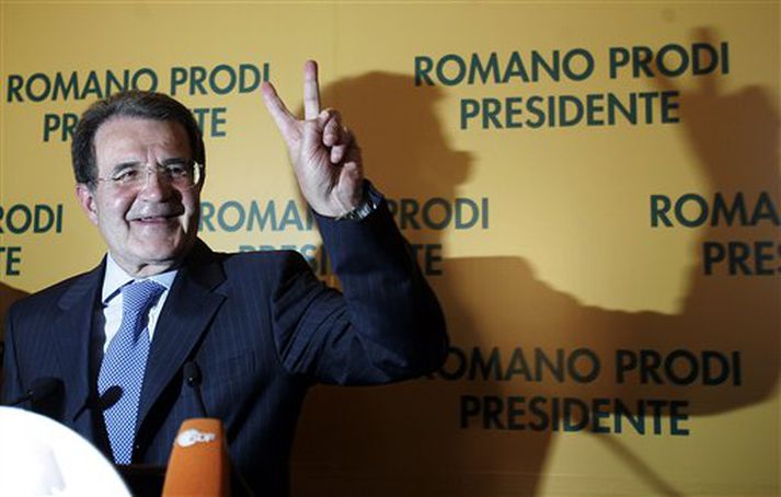 Romano Prodi, leiðtogi ólívubandalagsins.
