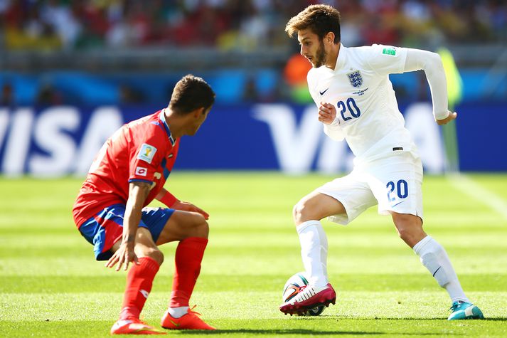 Adam Lallana í leik með enska landsliðinu.