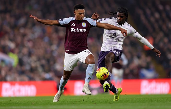 Frá leik Manchester United og Aston Villa fyrr á tímabilinu