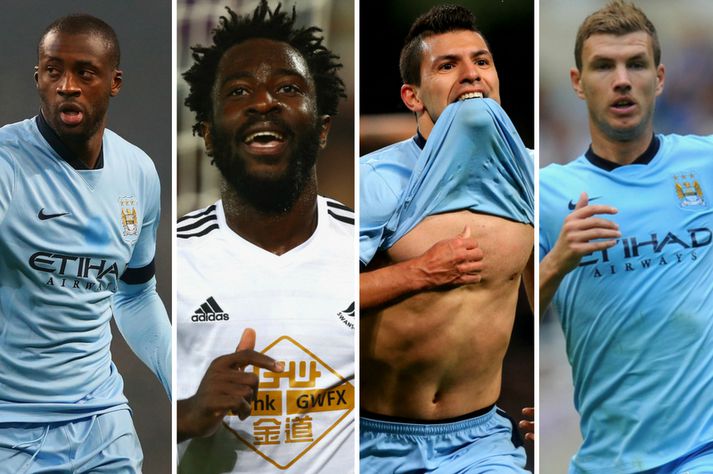 Yaya Touré, Wilfried Bony, Sergio Agüero og Edin Dzeko eru allir markaskorarar.