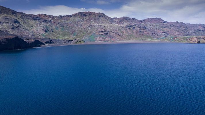 Kleifarvatn. Mynd úr safni.