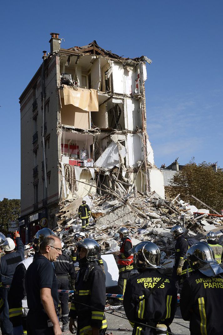 Húsið er rústir einar