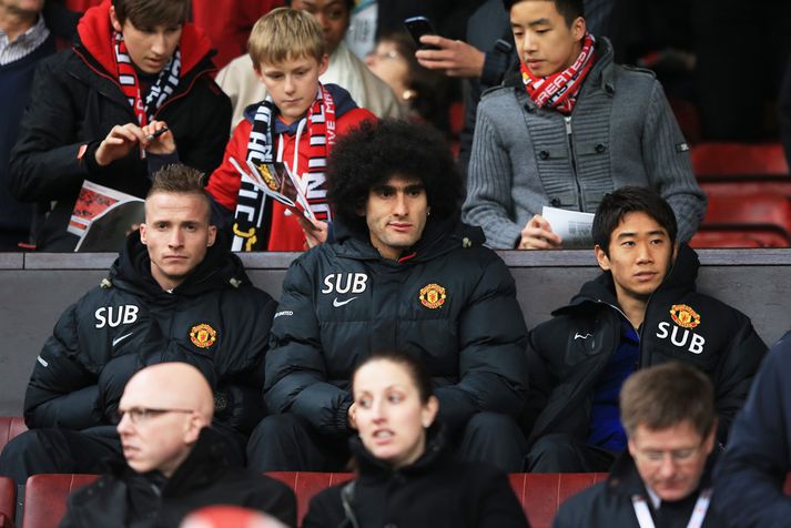 Kagawa gat aðeins horft á leikinn í gær.