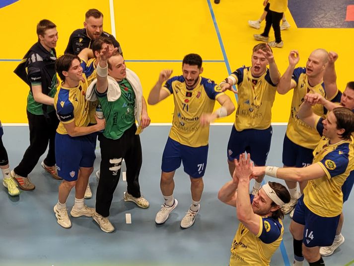 KA-menn virðast vera að búa til mikið heimavallarvígi í KA-heimilinu.