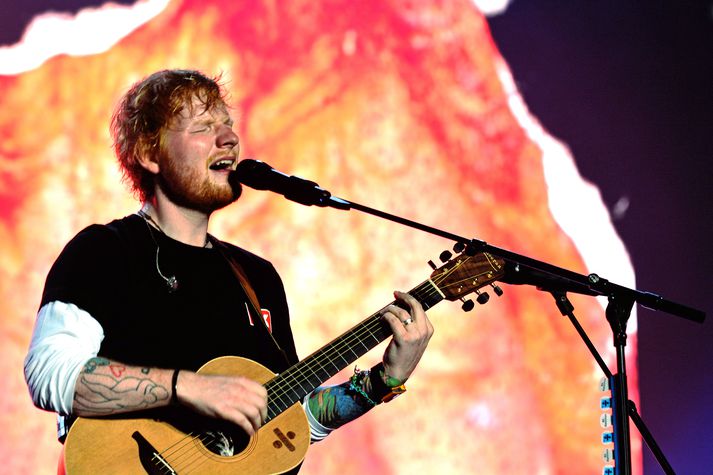 Það er komið að þessu. Ed Sheeran stígur á stokk í Laugardalnum í kvöld.