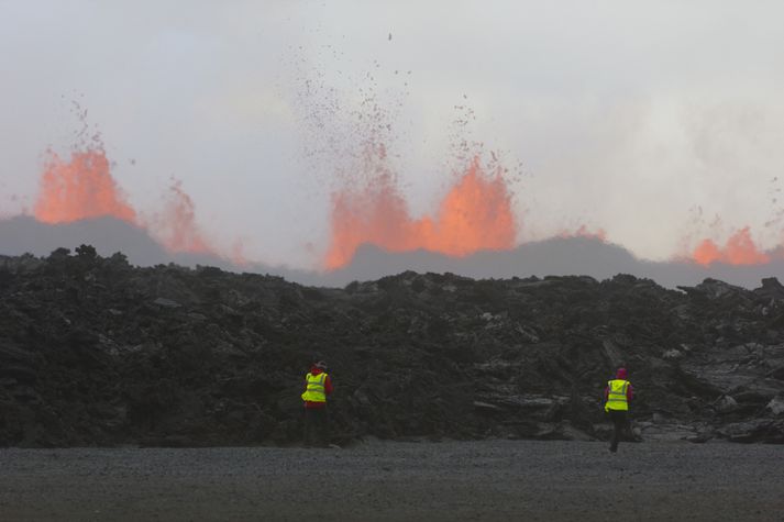 Eldgosið í Holuhrauni stóð í sex mánuði.