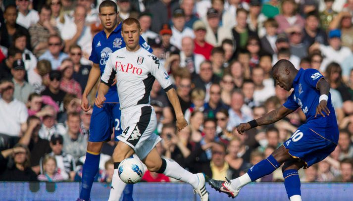 Royston Drenthe hjá Everton.