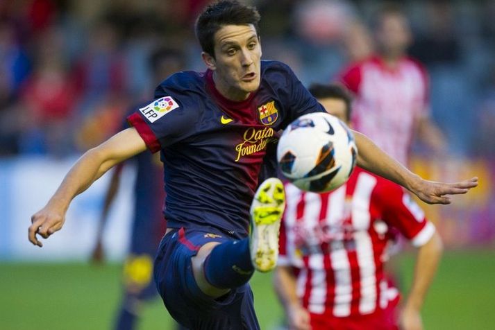 Luis Alberto í leik með b-liði  Barcelona.