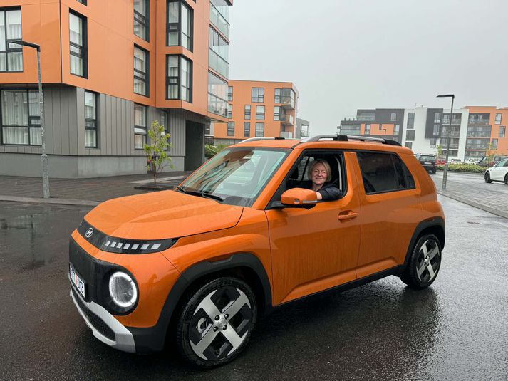 Smárafbíllinn Hyundai Inster vekur athygli á götum fyrir skondið útlit. Hann státar hinsvegar af glæsilegri ferilskrá en margur keppinauturinn.