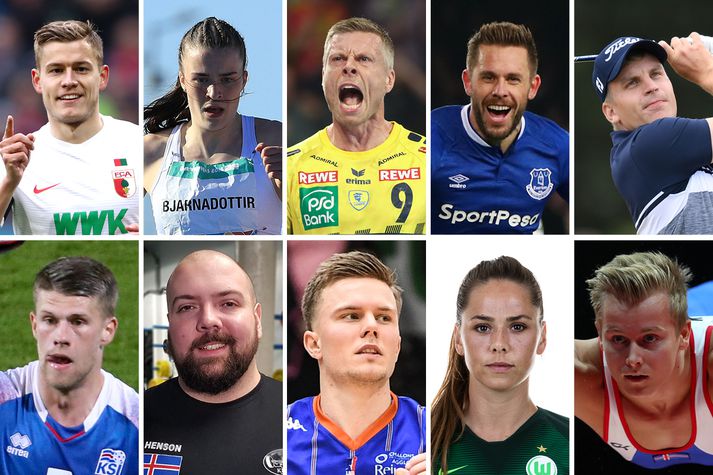 Íþróttamennirnir tíu sem koma til greina sem Íþróttamaður ársins 2018.