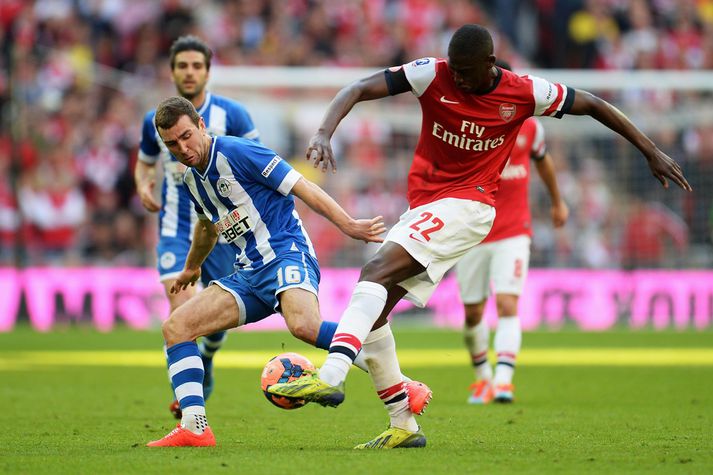 Sanogo á ferðinni með Arsenal.