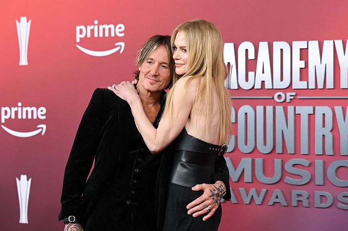 Keith Urban og Nicole Kidman á verðlaunahátíð í maí.