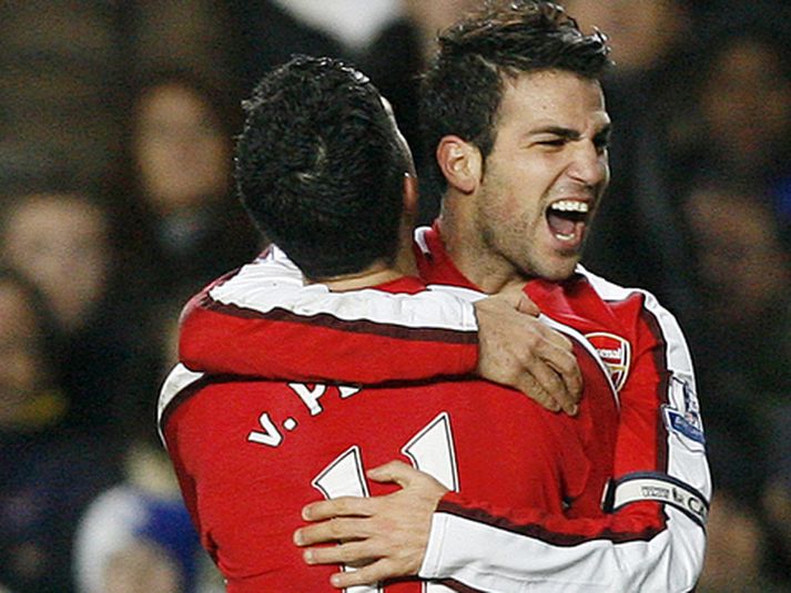 Cesc Fábregas er fyrirliði Arsenal.