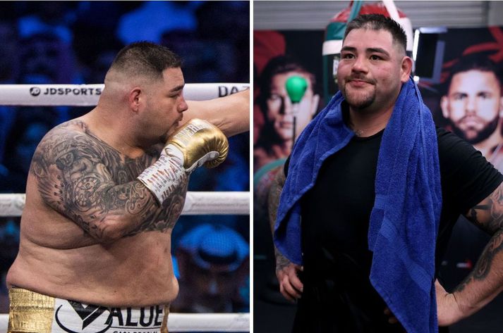 Andy Ruiz er í talsvert betra formi en þegar hann tapaði fyrir Anthony Joshua í desember 2019.