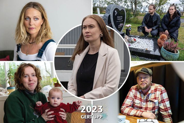 Gleði, sorg, áföll og sigrar eru einkennandi fyrir viðtöl ársins 2023 á Vísi.