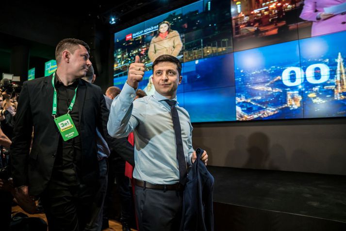 Volodymyr Zelensky er 41 árs gamall.