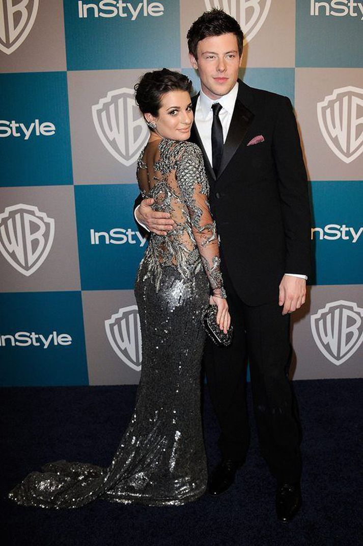 Lea Michele og Cory Monteith árið 2012.