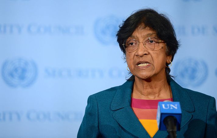Navi Pillay er suðurafrískur mannréttindalögfræðingur. Hún gegndi áður embætti mannréttindast´jora Sameinuðu þjóðanna. Hún er formaður rannsóknarnefndar Sameinuðu þjóðanna.