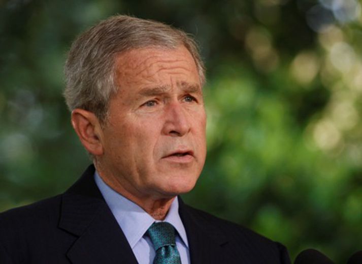 George Bush Bandaríkjaforseti.