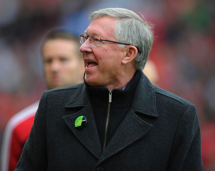 Sir Alex Ferguson, stjóri Manchester United.