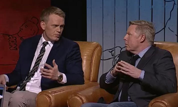Hjörvar Hafliðason og Sammy Lee ræða málin í Sunnudagsmessunn á Stöð 2 sport.