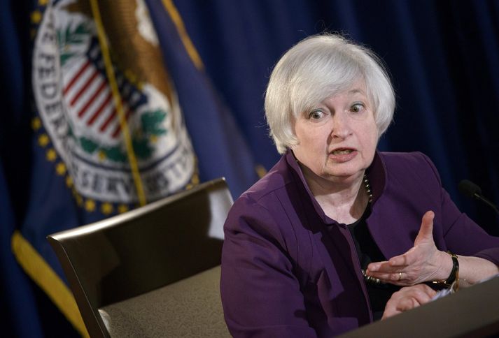 Janet Yellen, 
seðlabankastjóri Bandaríkjanna