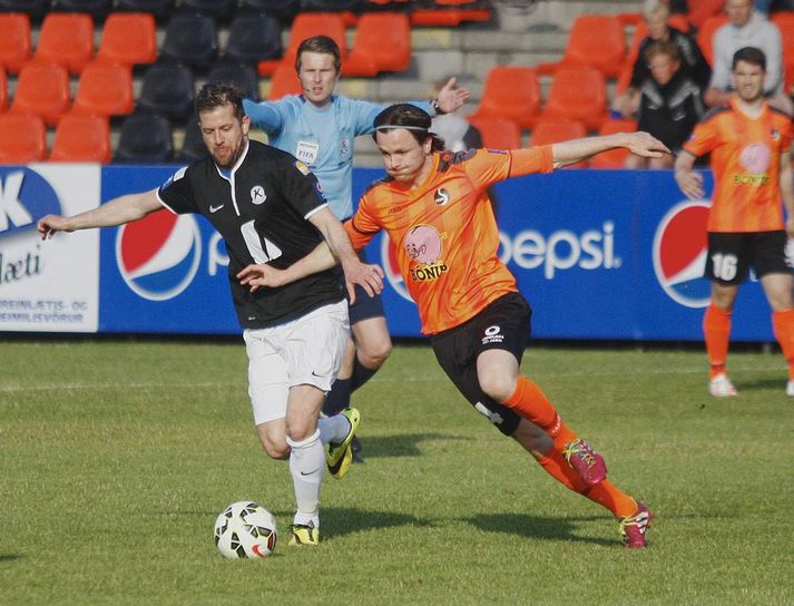 Jóhann Birnir skoraði í dag.