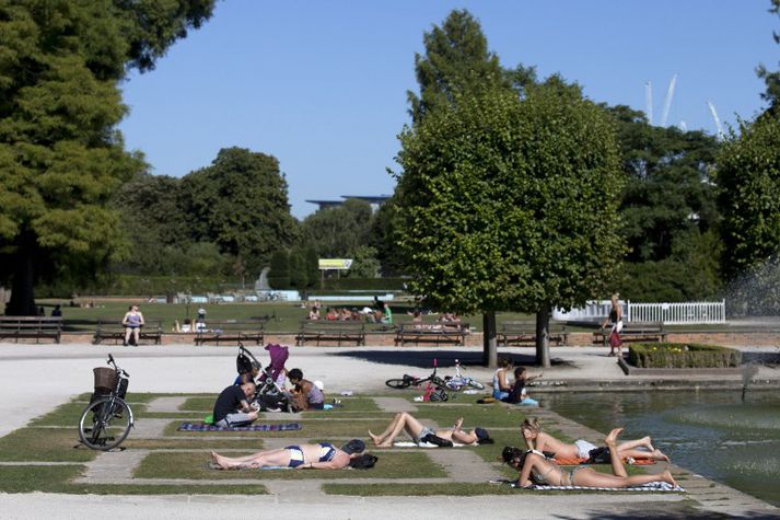 Frá Battersea Park í London.