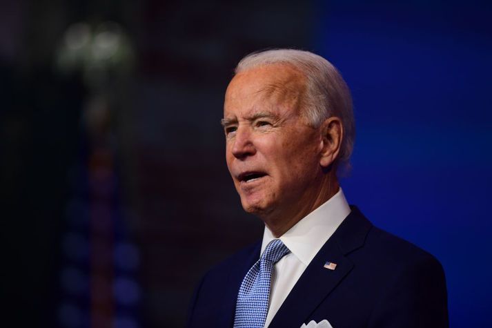 Joe Biden tekur við stjórnartaumunum í Hvíta húsinu þann 20. janúar næstkomandi.