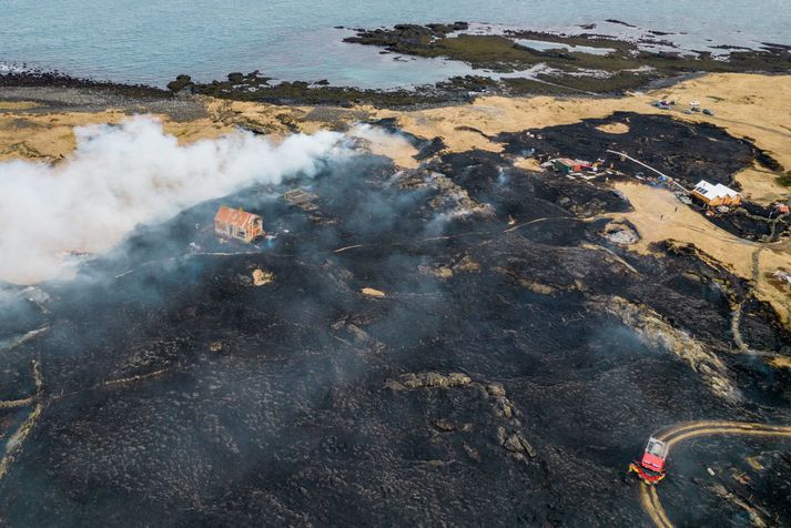 Sinubruninn náði yfir víðfeðmt svæði.