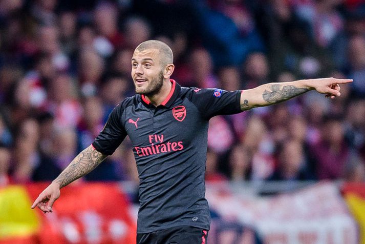 Wilshere í leik með Arsenal.