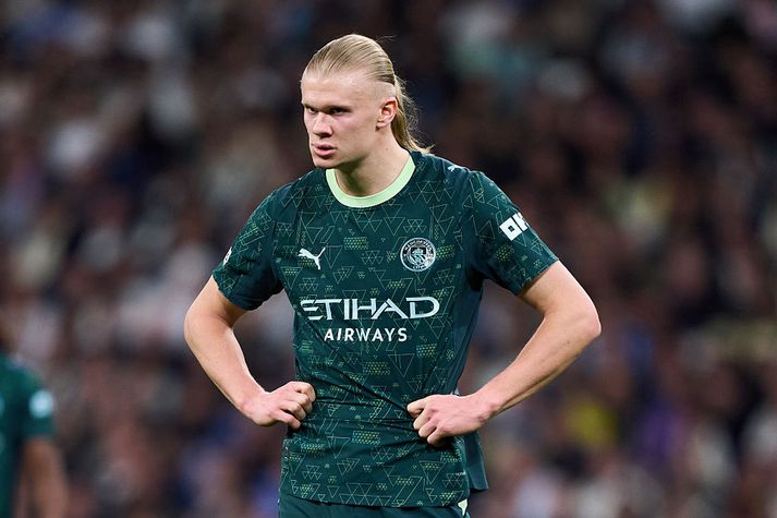 Erling Haaland mætir eflaust í vígahug í kvöld.