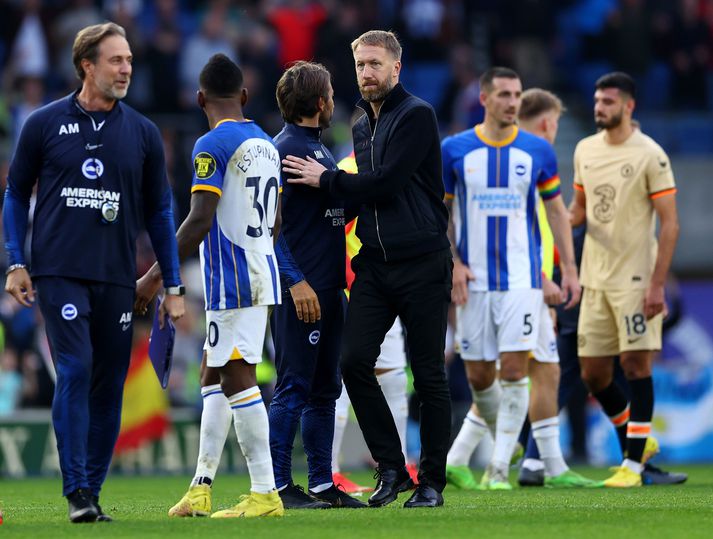 Graham Potter mætti á sinn gamla heimavöll í gær.