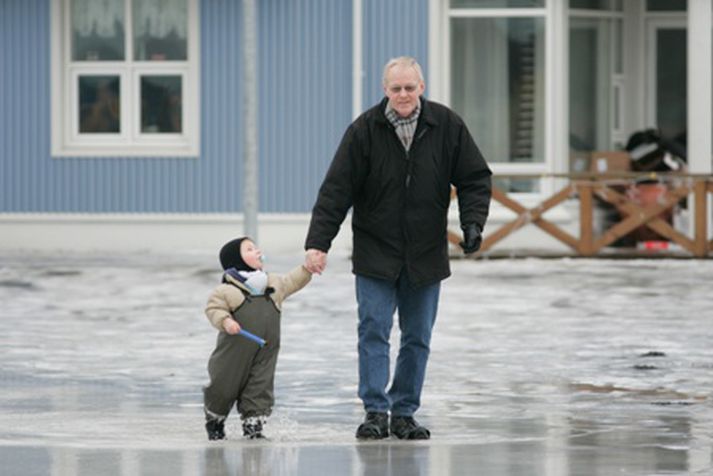 Það er hálka víðsvegar. Mynd úr safni.