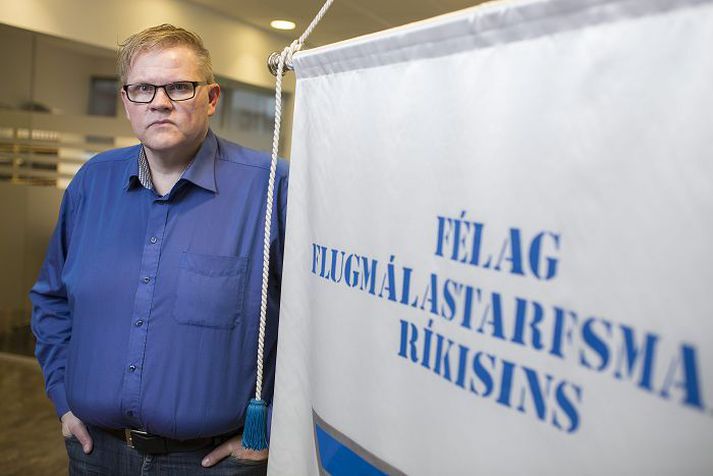 Kristján Jóhannsson, formaður Félags flugmálastarfsmanna ríkisins.