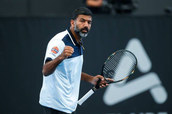 Rohan Bopanna er 43 ára gamall og á að baki fimm meistaramótstitla. Hann þakkar jóga fyrir langlífið í tennis. 