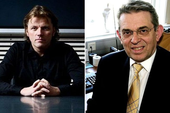 Jón Ásgeir Jóhannesson og Björn Bjarnason.