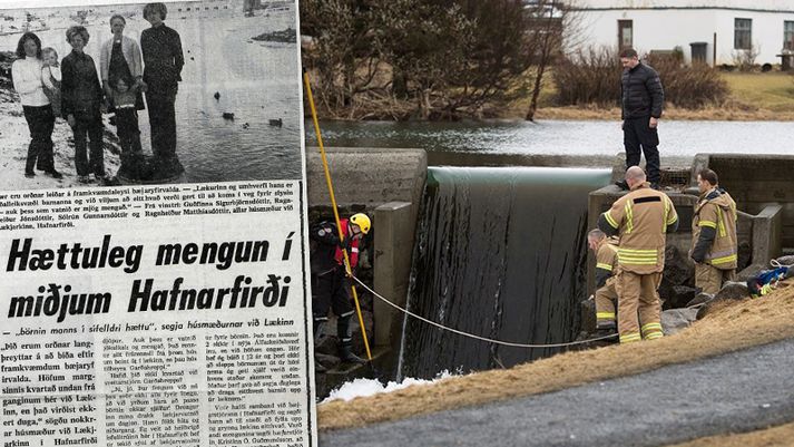 Hafnarfjarðarbær kannast ekki við kvartanir vegna stíflunnar en skrifað var um það í Vísi fyrir 45 árum.