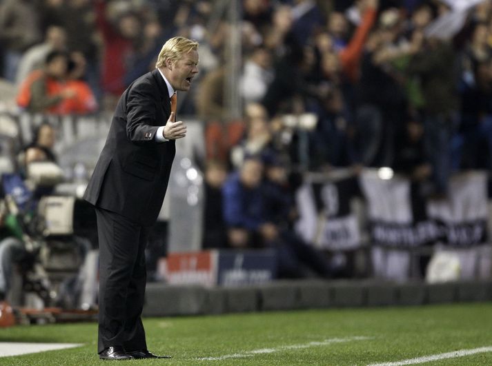 Ronald Koeman var aðeins sex mánuðinn við stjórnvölinn hjá Valencia.