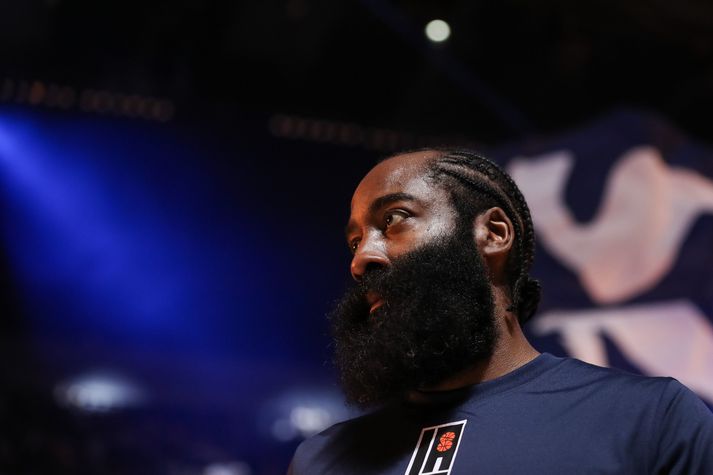  James Harden byrjar ekki vel með liði Los Angeles Clippers.