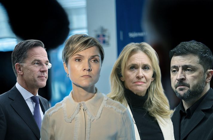 Mark Rutte er á leið í heimsókn til Íslands í næstu viku. Forsætisráðherra er formaður þjóðaröryggisráð en varnarmál falla undir málasvið utanríkisráðherra en stuðningur við Úkraínu hefur verið umfangsmesti útgjaldaliður Íslands til varnarmála undanfarið ár.
