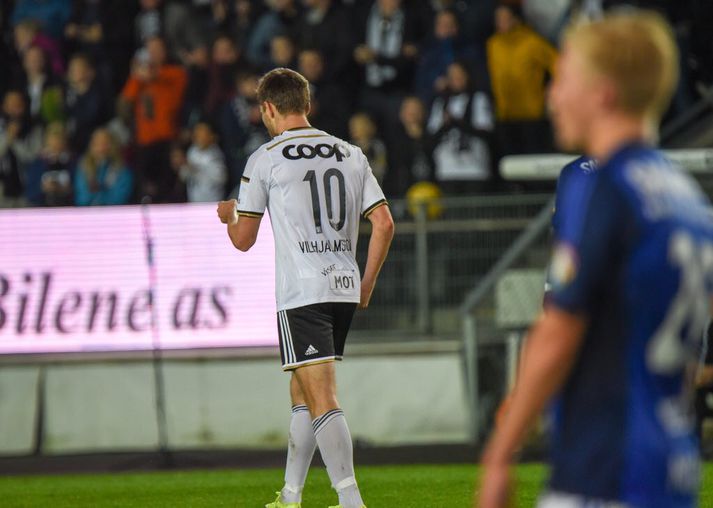 Matthías fagnar marki með Rosenborg.