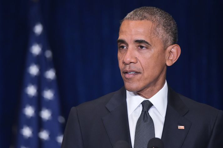 Barack Obama, forseti Bandaríkjanna, í Varsjá.