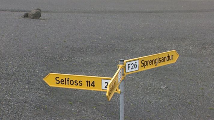 Sprengisandur er hæsti hálendisvegur Íslands.