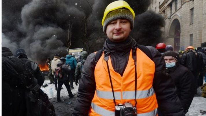 Arkady Babchenko hafði verið gagnrýninn á rússnesk stjórnvöld í skrifum sínum.