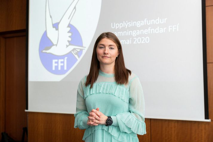 Guðlaug Líney Jóhannsdóttir, sitjandi formaður Flugfreyjufélags Íslands.