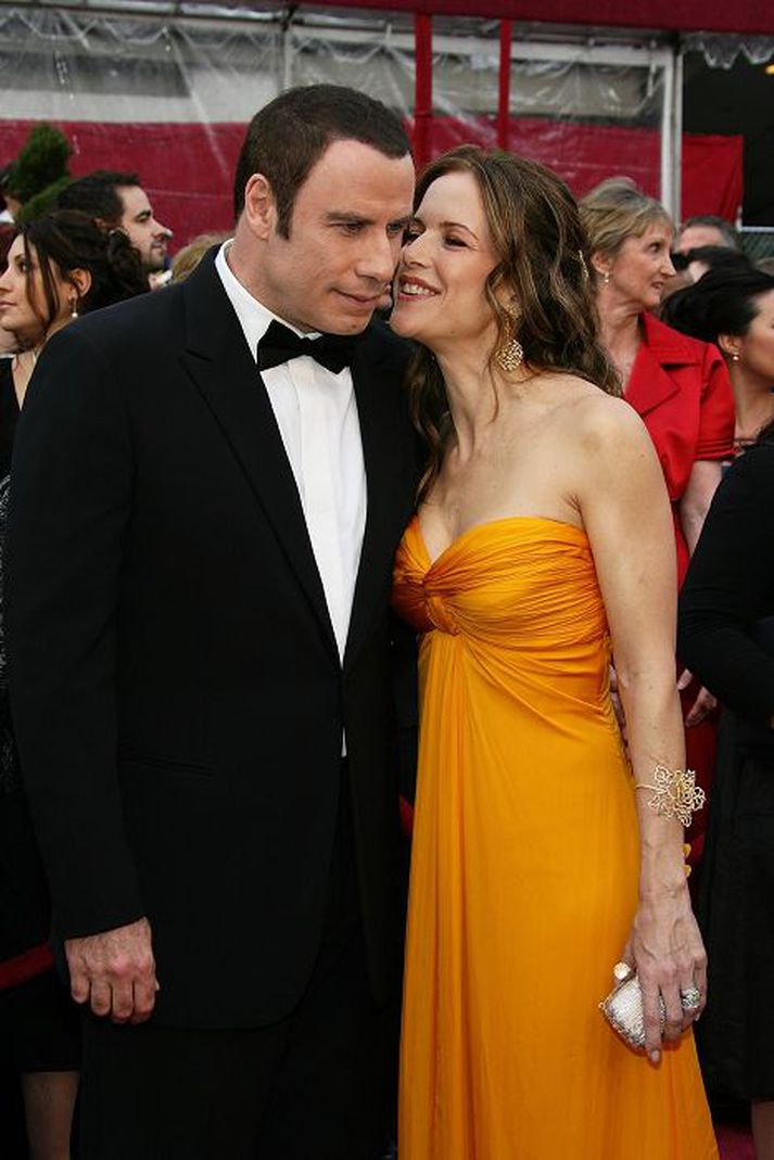 Travolta og Preston fara með hlutverk Johns og Victoriu Gotti í mynd um ævi mafíuforingjans. 
Nordicphotos/getty