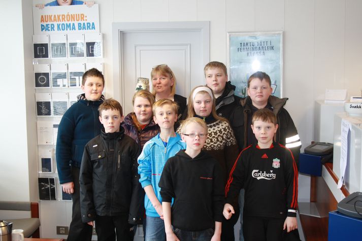 Frá vinstri:  Jóhannes Kristinn Hafsteinnson, Viktor Breki Þorvaldsson, Jónína Guðný Jóhannsdóttir, Þóra Björk Nikulásdóttir, Friðrik Júlíus Jósefsson, Haraldur Sigurjón Þorsteinsson, Arney Hildur Margeirsdóttir, Kristján Agnar Vágseið, Fjölnir Helgi Hranarsson og Eyþór Ármann Jónasson fyrir frama hann.